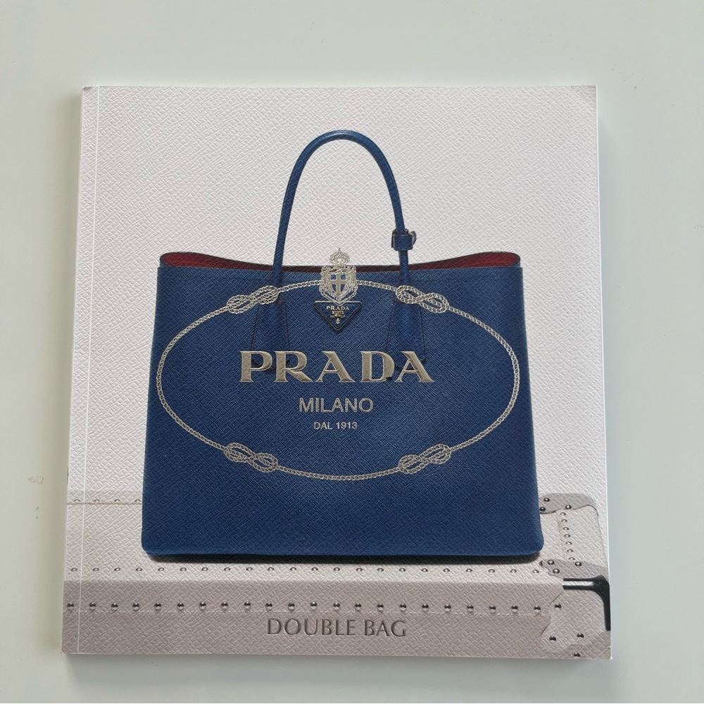 Prada Book 2014 Saffiano Cuir Double Bag / Coffee Table Display Fashion Catalog